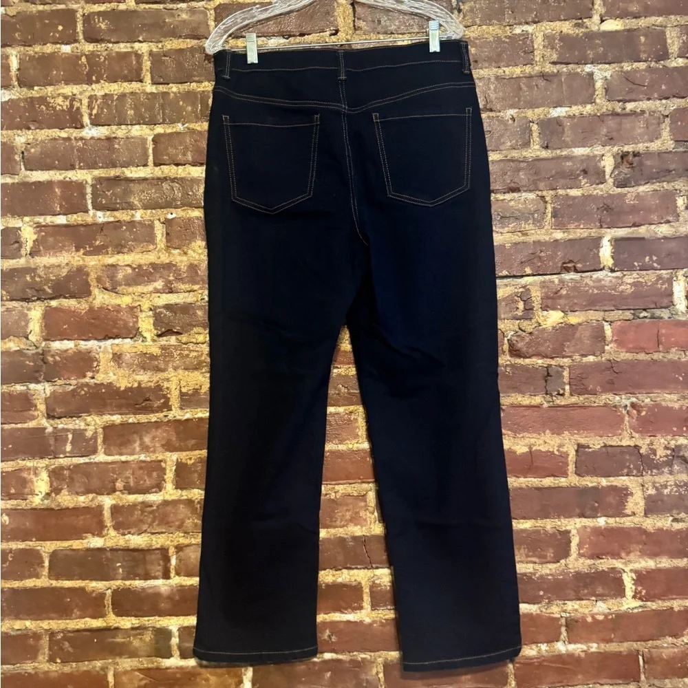 Gloria Vanderbilt Women’s Jeans Dark Wash Size 14S / Straight Leg (Like New) - Picture 3 of 9